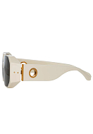 Sunglasses LINDA FARROW Color: white (Code: 4020) - Photo 3