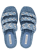 Flat shoes AQUAZZURA Color: blue (Code: 3795) - Photo 4