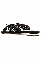 Sandals AQUAZZURA Color: black (Code: 656) - Photo 4
