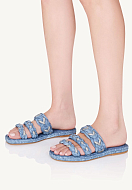 Flat shoes AQUAZZURA Color: blue (Code: 3795) - Photo 3