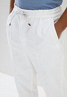 Pants BRUNELLO CUCINELLI Color: white (Code: 477) - Photo 3