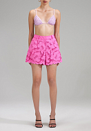 Shorts SELF-PORTRAIT Color: pink (Code: 1772) - Photo 1
