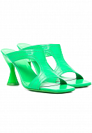 Mules BY FAR Color: green (Code: 587) - Photo 2