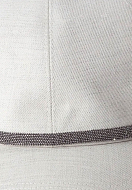 Bonnet BRUNELLO CUCINELLI Color: white (Code: 1561) - Photo 2