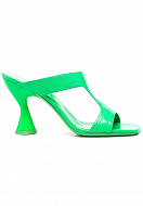 Mules BY FAR Color: green (Code: 587) - Photo 1