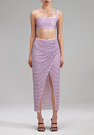 Bikini top SELF-PORTRAIT Color: lilac (Code: 2241) - Photo 2