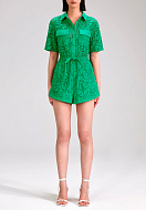 Dress SELF-PORTRAIT Color: green (Code: 1798) - Photo 1