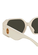 Sunglasses LINDA FARROW Color: white (Code: 4020) - Photo 4