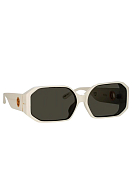 Sunglasses LINDA FARROW Color: white (Code: 4020) - Photo 1