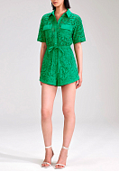 Dress SELF-PORTRAIT Color: green (Code: 1798) - Photo 3