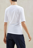 T-Shirt BRUNELLO CUCINELLI Color: white (Code: 639) - Photo 3