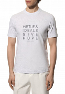 T-Shirt BRUNELLO CUCINELLI Color: light grey (Code: 483) - Photo 3