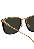 Sunglasses LINDA FARROW Color: black (Code: 4018) - Photo 4