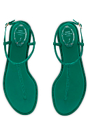 Shoes RENE CAOVILLA Color: green (Code: 2370) - Photo 4