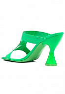 Mules BY FAR Color: green (Code: 587) - Photo 3