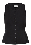 Vest MAGDA BUTRYM Color: black (Code: 3609) - Photo 1