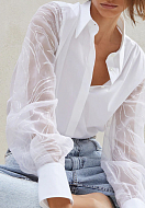 Shirt BRUNELLO CUCINELLI Color: white (Code: 613) - Photo 6