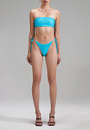 Bikini bottoms SELF-PORTRAIT Color: blue (Code: 1767) - Photo 1