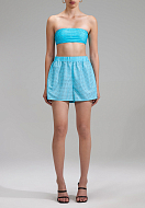 Bikini top SELF-PORTRAIT Color: blue (Code: 2242) - Photo 2