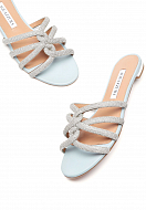 Sandals AQUAZZURA Color: silver (Code: 659) - Photo 3