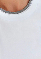 T-Shirt BRUNELLO CUCINELLI Color: white (Code: 269) - Photo 4