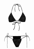 Bikini set SANTA BRANDS Color: black (Code: 2240) - Photo 1