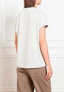 T-Shirt BRUNELLO CUCINELLI Color: white (Code: 270) - Photo 3